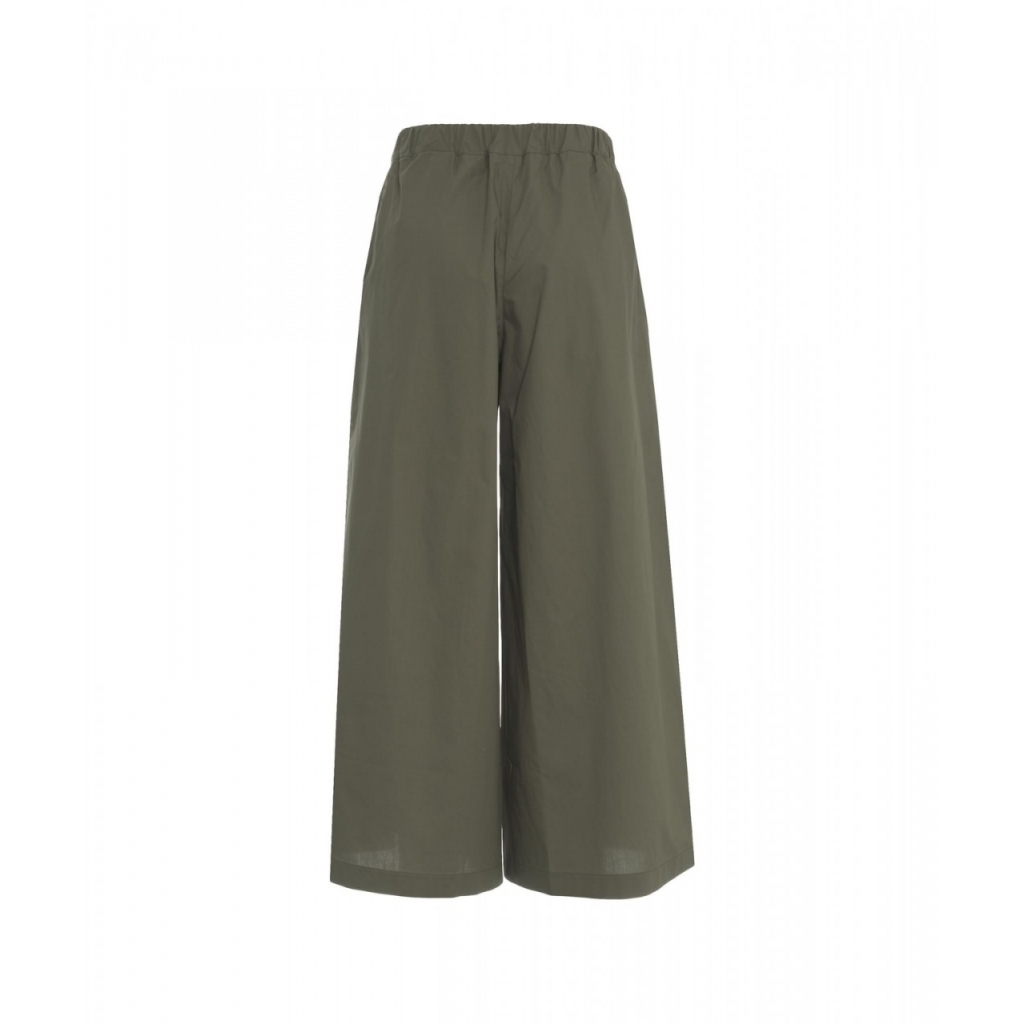 Pantaloni flared verde