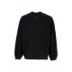 felpa leggera girocollo uomo acu crewneck BLACK