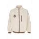 orsetto uomo emblem fleece jacket CREAM