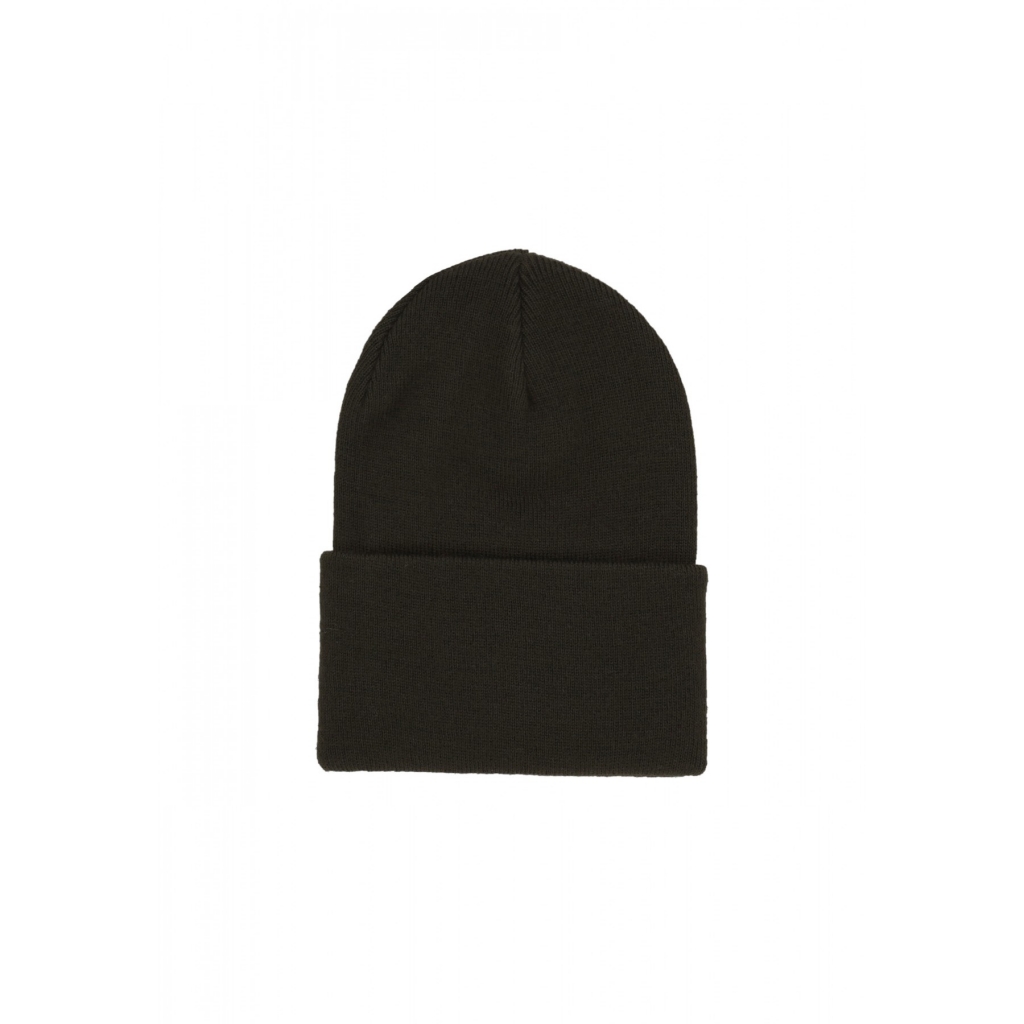 cappello uomo label cuff beanie ARMY MOSS