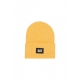 cappello uomo label cuff beanie YELLOW CREAM