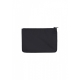 borsetta donna w logo clutch bag BLACK/WHITE