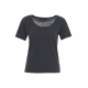 T-shirt a girocollo nero