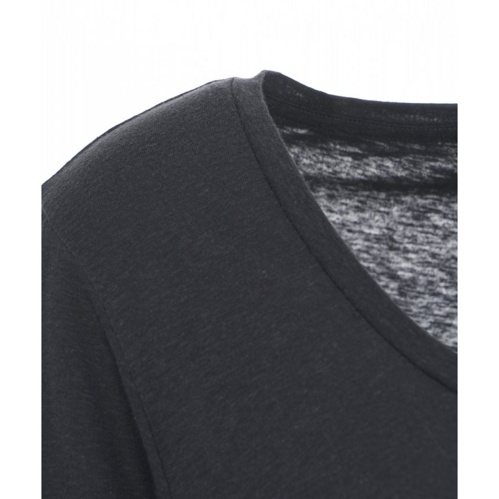 T-shirt a girocollo nero