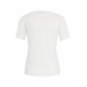 T-shirt a girocollo bianco