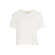 T-shirt in misto viscosa bianco