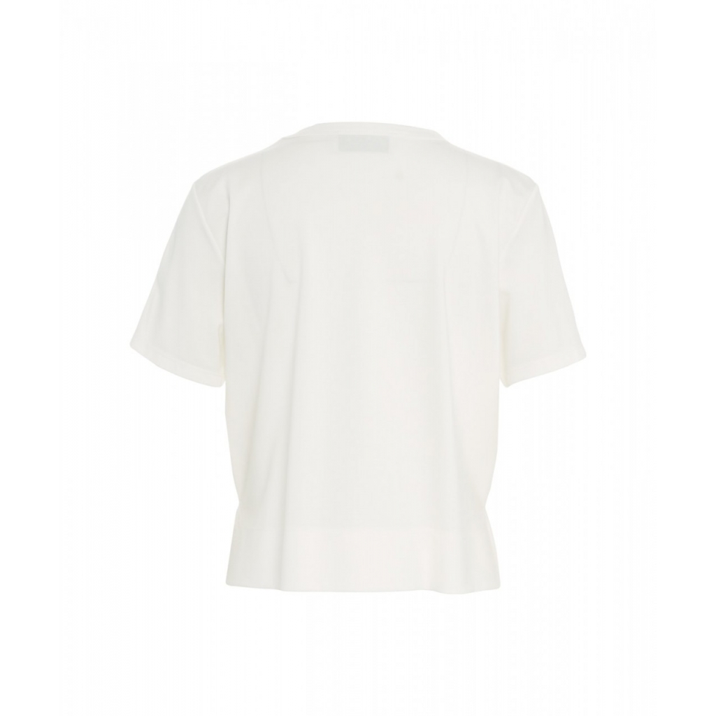 T-shirt in misto viscosa bianco