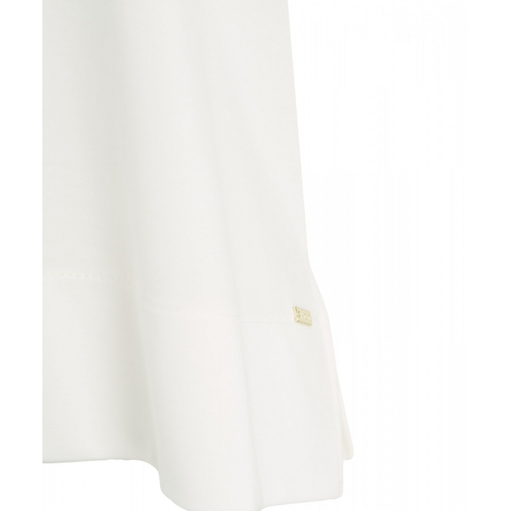 T-shirt in misto viscosa bianco