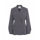 Blazer oversize grigio scuro