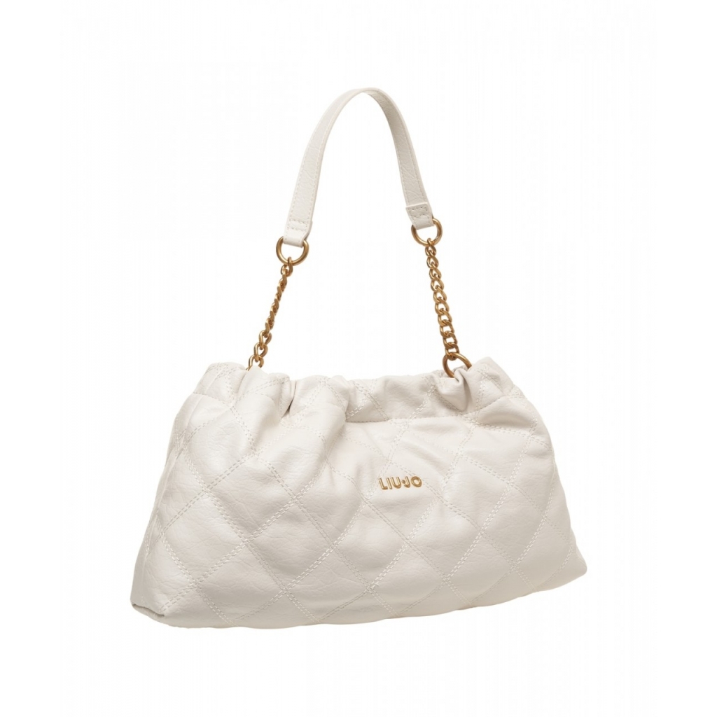 Borsa hobo Sirin Small bianco