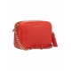 Borsa a tracolla in pelle Ginny rosso