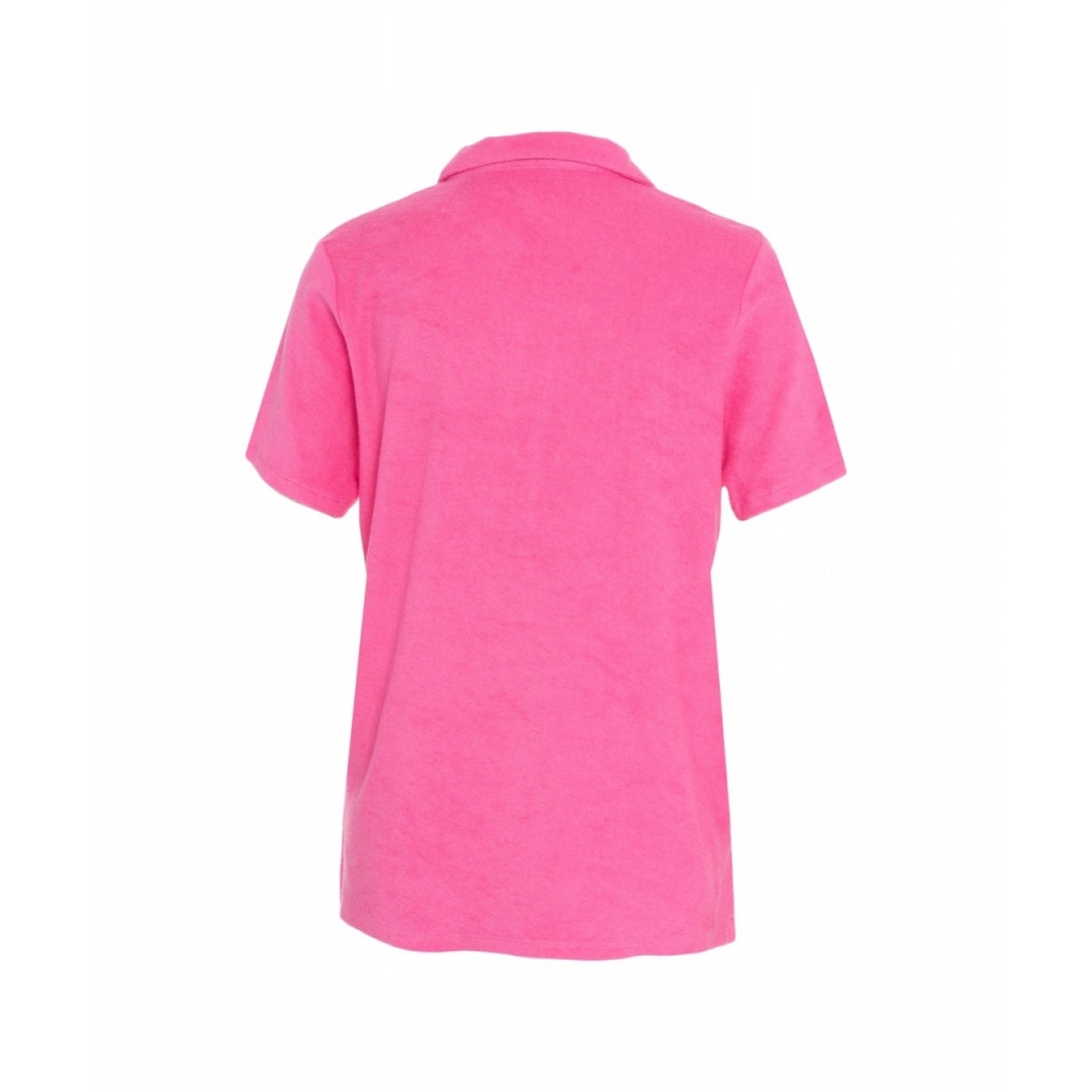 Polo in spugna pink