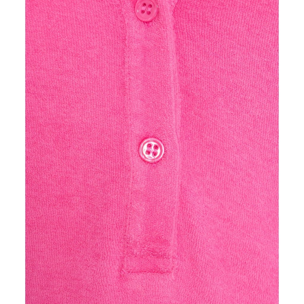 Polo in spugna pink