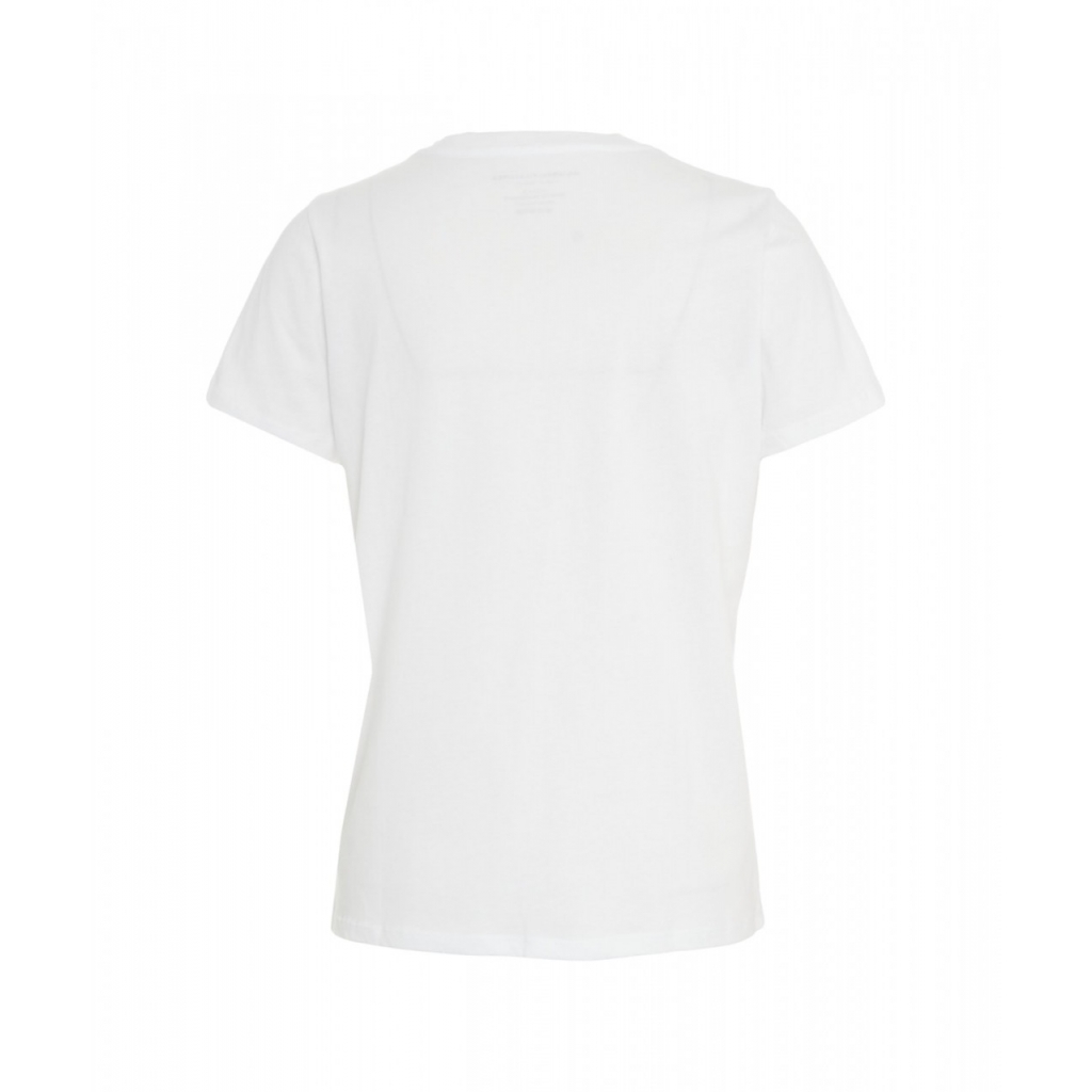 T-Shirt con scollo a V bianco