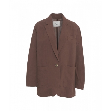 Blazer monopetto Costes marrone