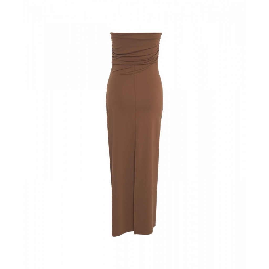 Trgerloses Maxikleid marrone