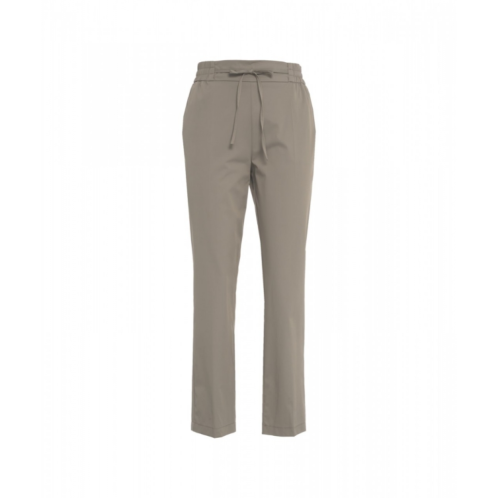 Pantaloni straight leg grigio