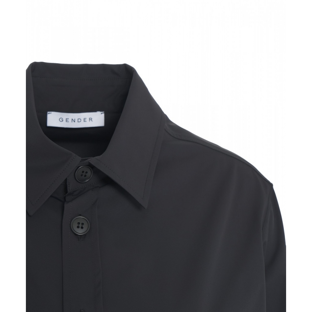 Giacca overshirt nero