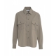 Giacca overshirt grigio