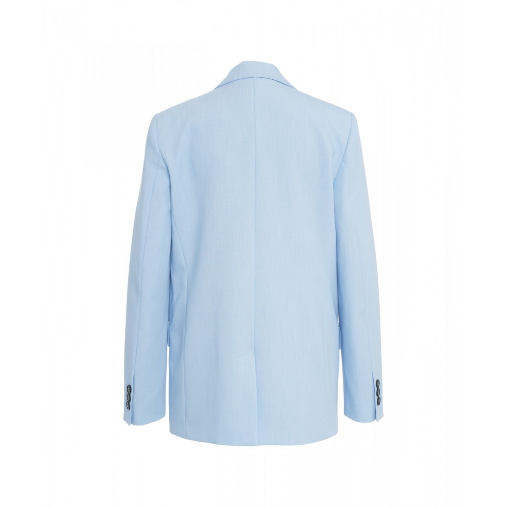 Blazer monopetto azzurro