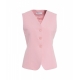 Gilet monopetto rosa