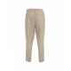 Pantaloni in lana vergine Savoys beige