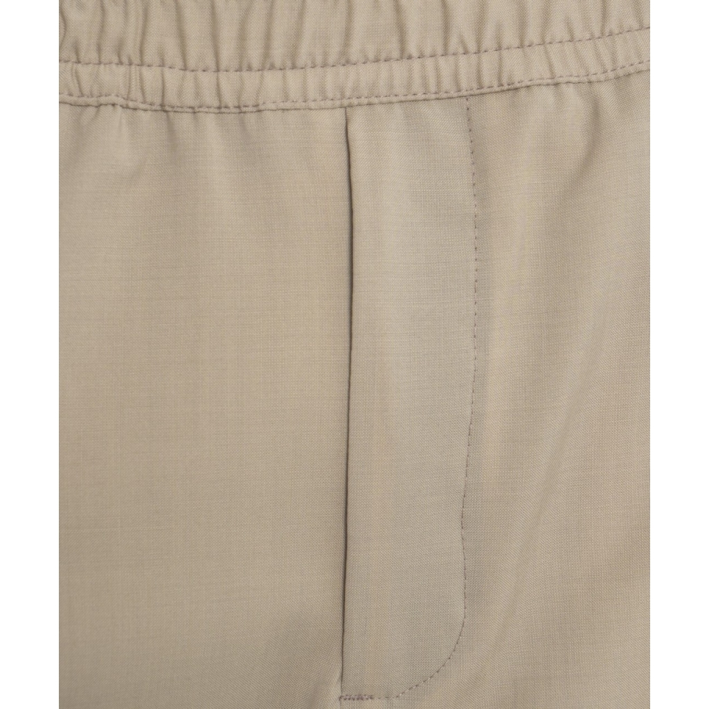 Pantaloni in lana vergine Savoys beige