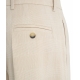 Pantaloni palazzo con pieghe beige