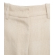 Pantaloni palazzo con pieghe beige