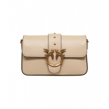 Borsa a tracolla Love One Mini beige