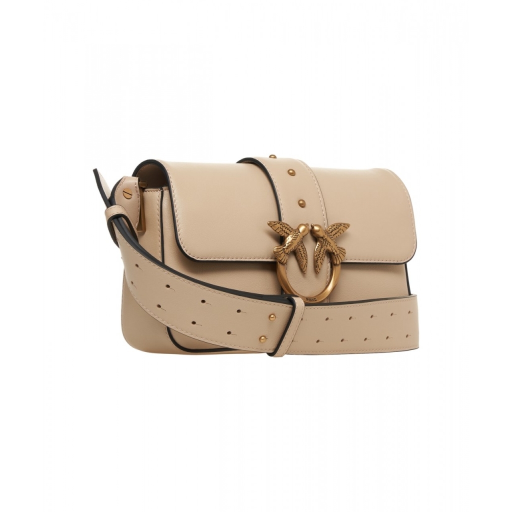 Borsa a tracolla Love One Mini beige