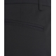 Pantaloni capri in cotone nero