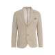 Blazer effetto uncinetto beige