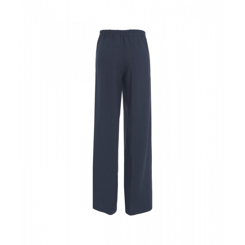 Pantaloni in misto lino Massif blu scuro