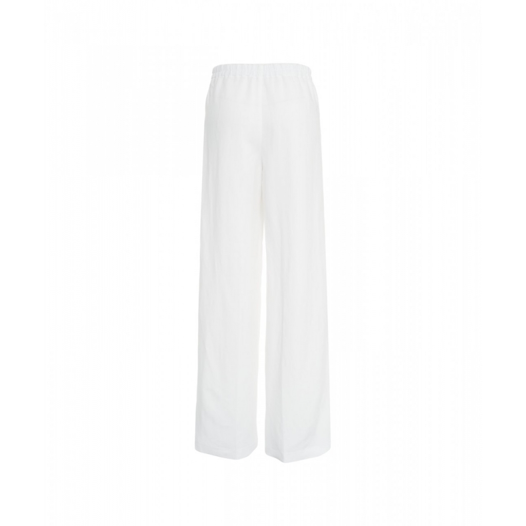 Pantaloni in misto lino Massif bianco