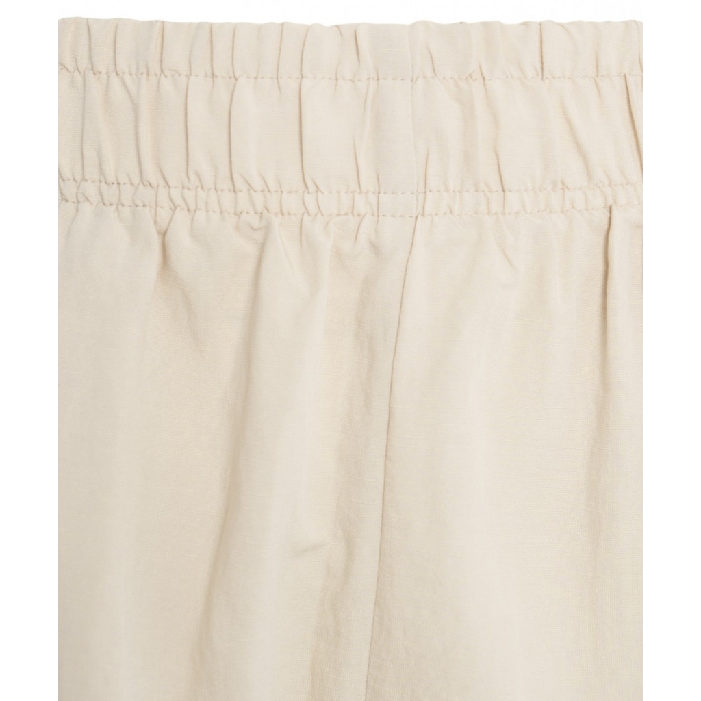 Pantaloncini in misto lino Caruso crema