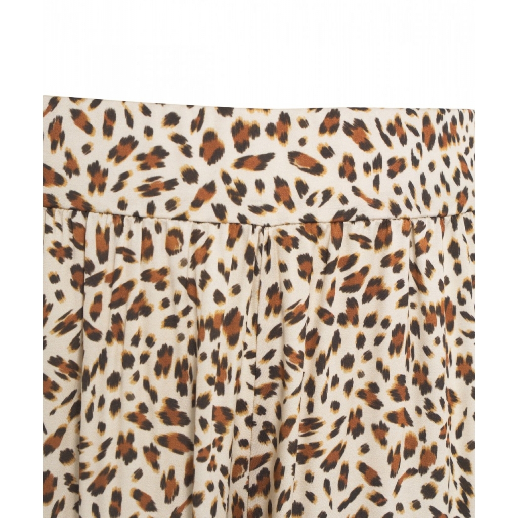 Animal Print Hose Beige