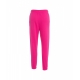 Jogger con logo ricamato pink