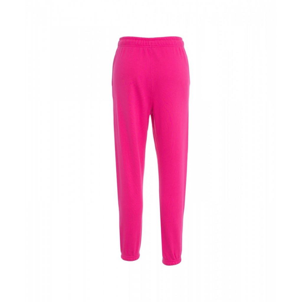 Jogger con logo ricamato pink