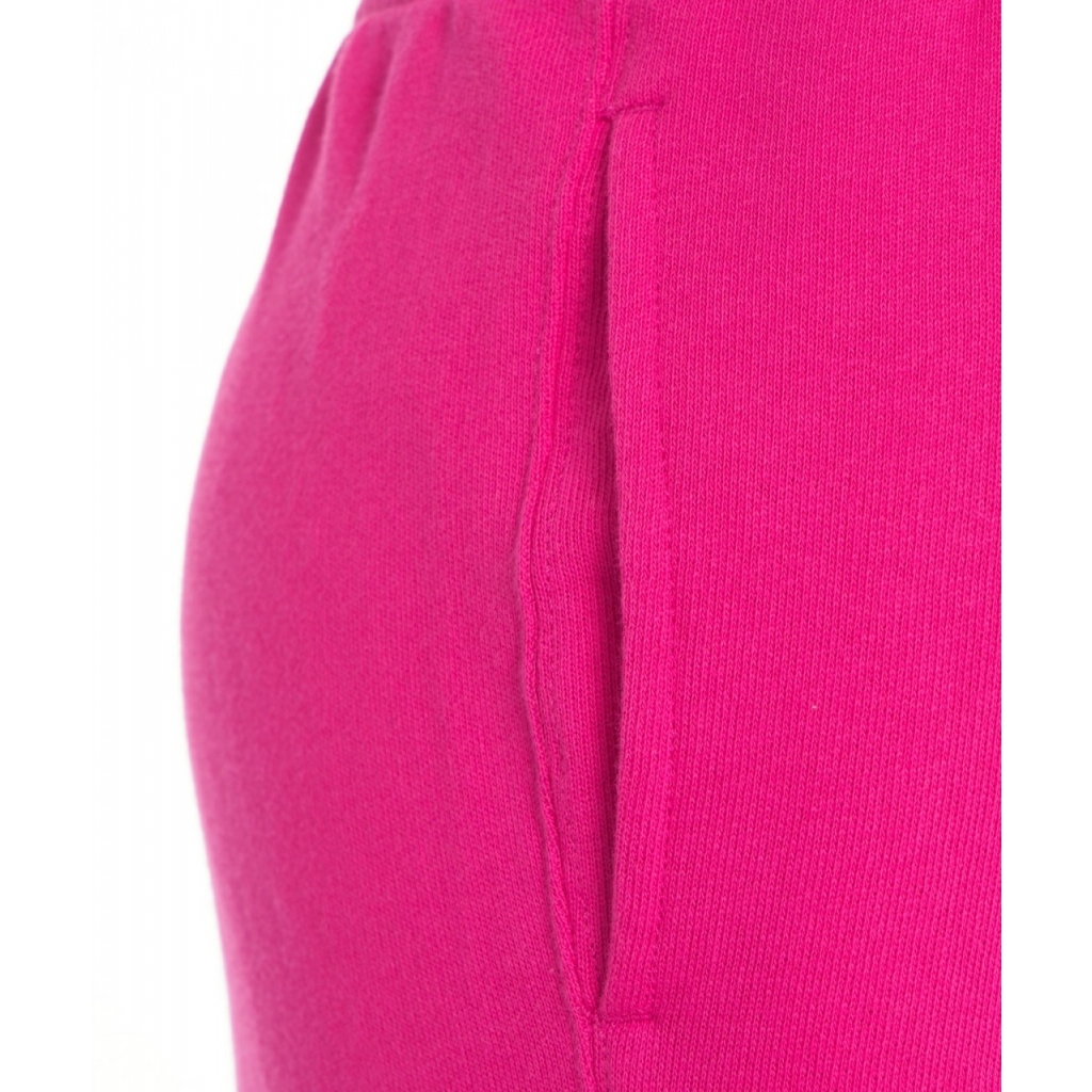 Jogger con logo ricamato pink