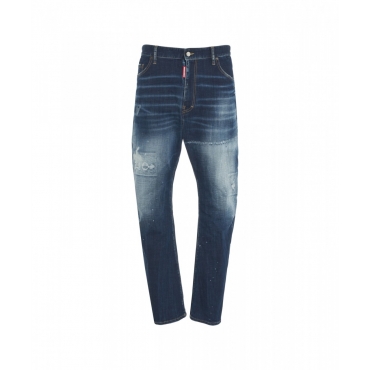 Jeans destroyed London Bro blu scuro