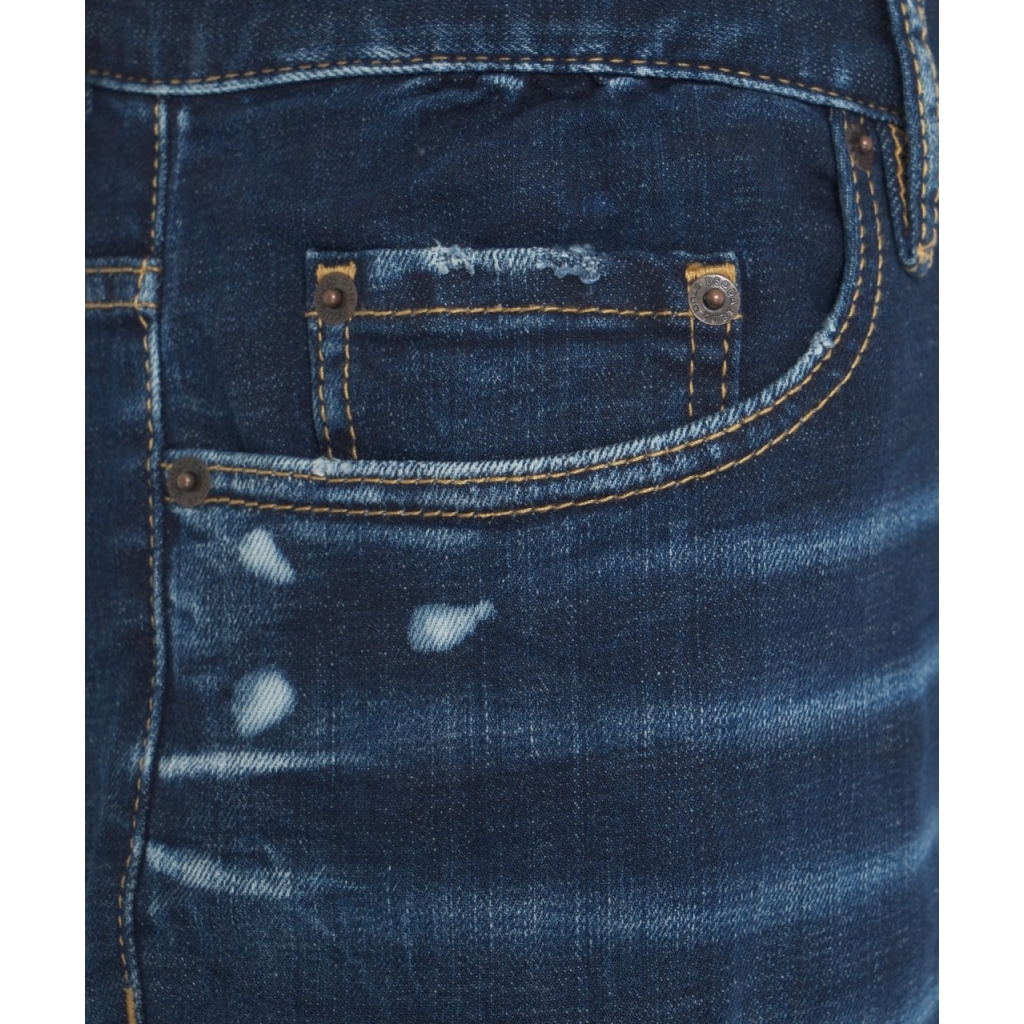 Jeans destroyed London Bro blu scuro