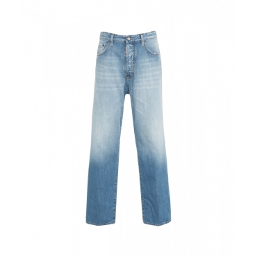 Jeans baggy Loose azzurro