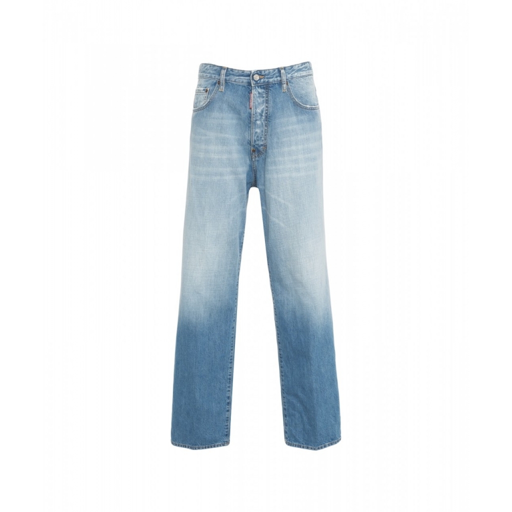 Jeans baggy Loose azzurro