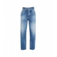 Jeans used look Boston azzurro