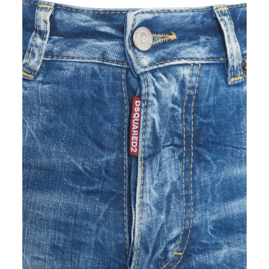 Jeans used look Boston azzurro