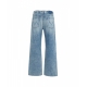 Jeans Lil Dodger Button Sneak azzurro