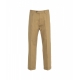 Chino Hose in Leinengemisch Beige