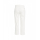 Pantaloni chino con applicazione bianco