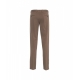 Pantaloni chino con coulisse marrone